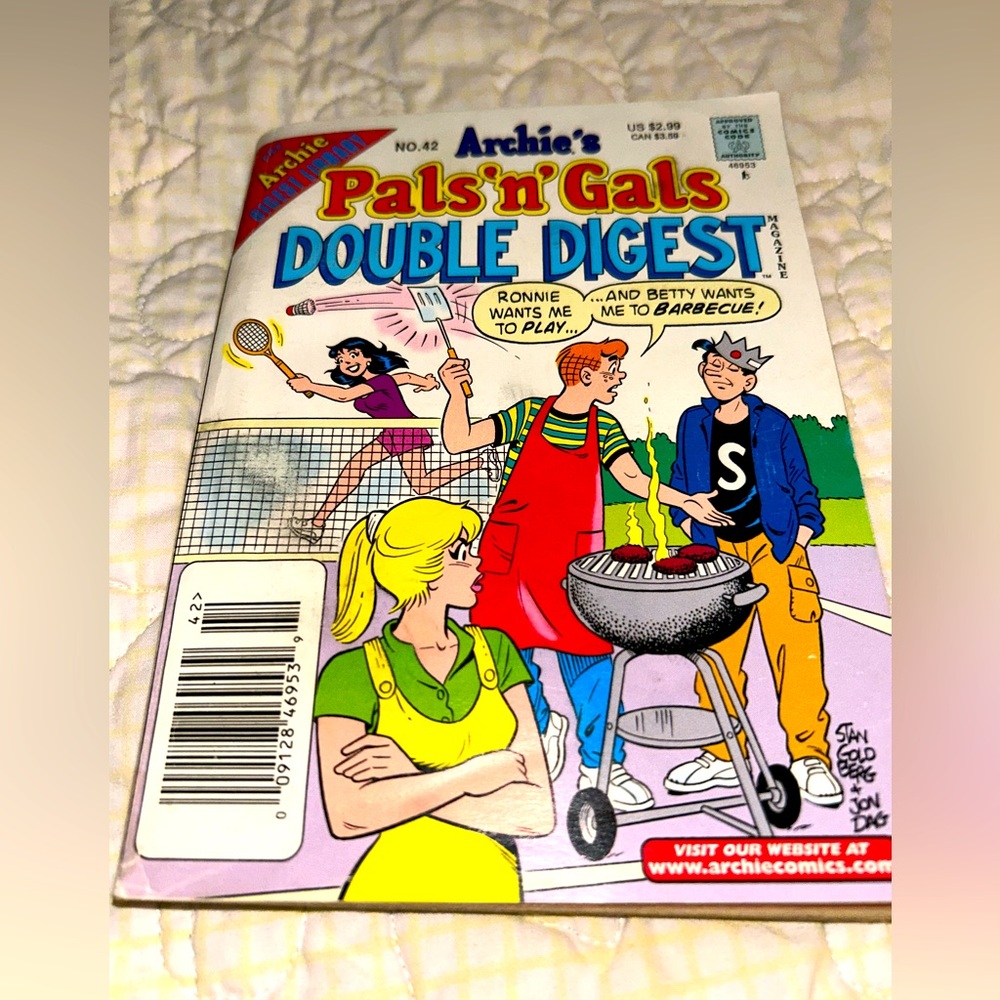 📚BOOK SALE 5 for $20📚 Archie's Pals N Gals No. 42 Double Digest August 1999